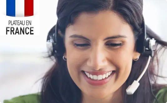 plateau de téléassistants en France
